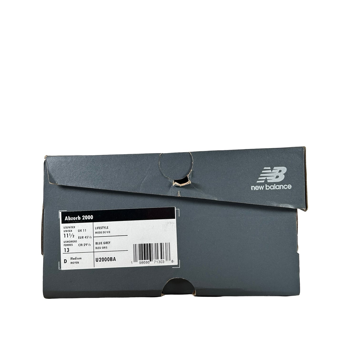 U2000BA New Balance Abzorb 2000 Blue Grey Cream [USED] - 11.5 M (Used)