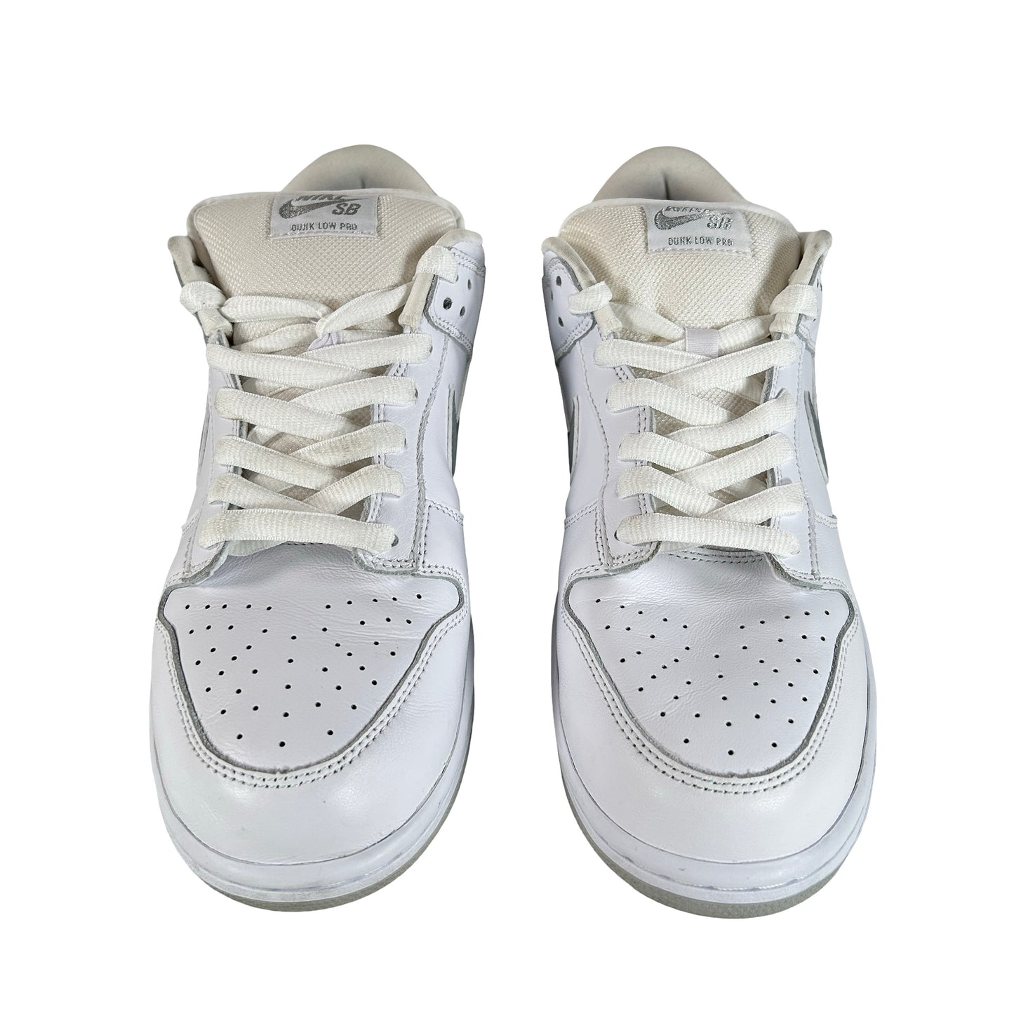 HQ8487 100 Nike SB Dunk Low Supreme 94 White Metallic Silver [USED] - 10.5 M (Used2)