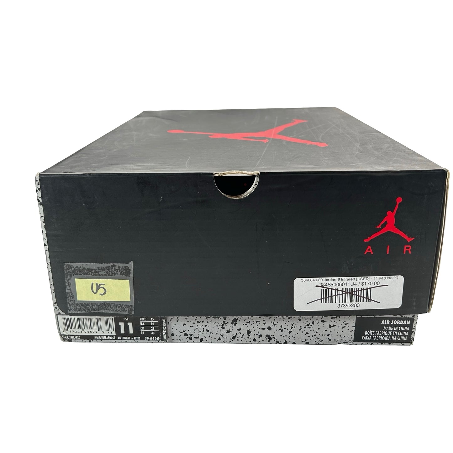384664 060 Jordan 6 Infrared [USED] - 11 M (Used5)