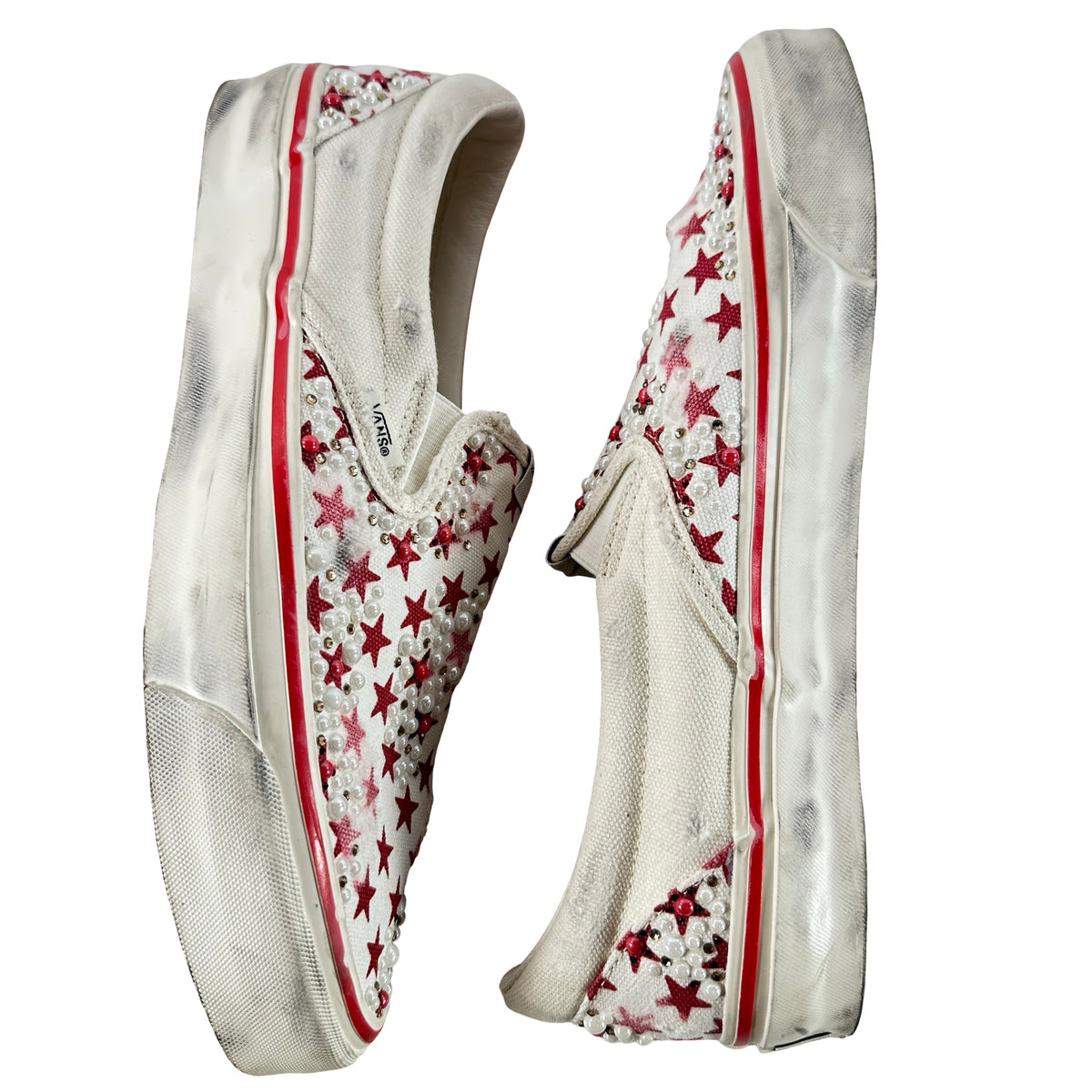 VN000Z7ZBOP1 Vans Classic Slip-On Mattias Gollin Stella Rossa [USED] - 11 M (Used) (No Box)