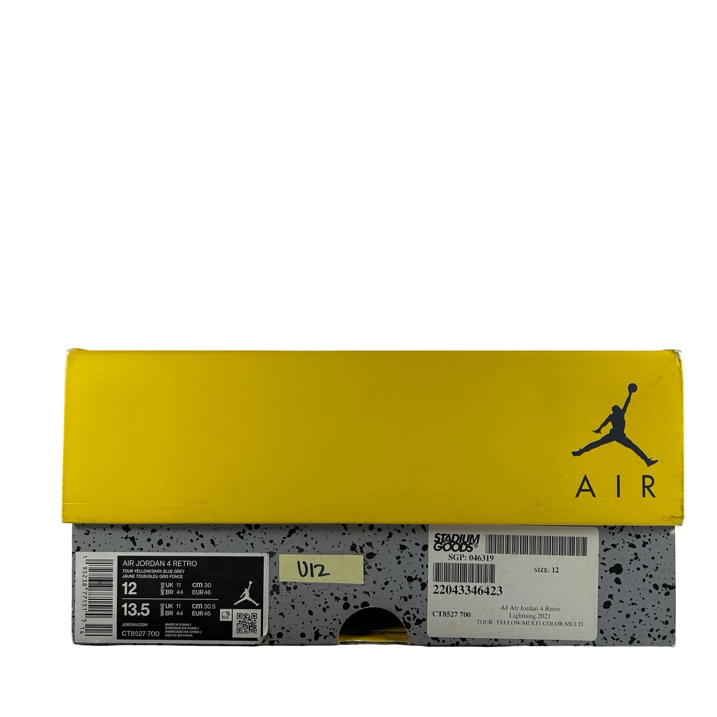 CT8527 700 Jordan 4 Retro Lightning (2021) [USED] - 12 M (Used12)