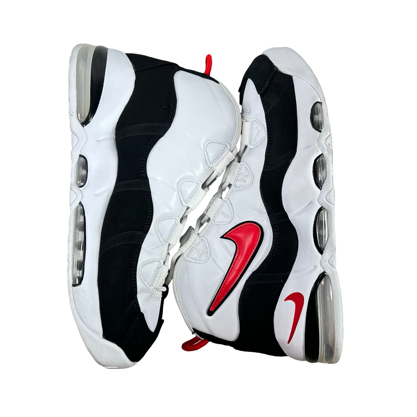 CK0892 101 Nike Air Max Uptempo 95 White Red Black [USED] - 9.5 M (Used)
