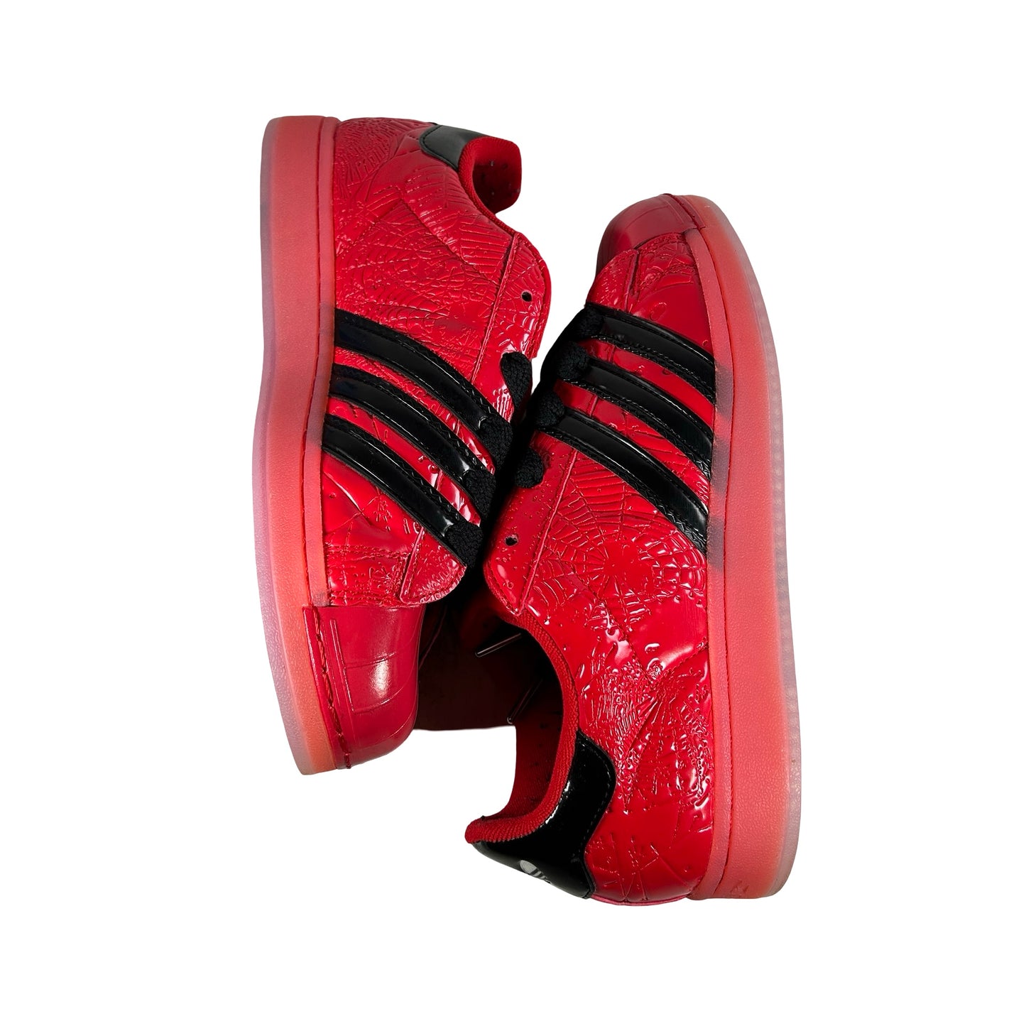 KJ7005 adidas Superstar Sp5der Red Black [USED] - 9.5 M (Used)