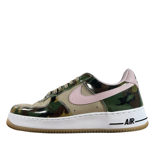 HQ1967 200 Nike Air Force 1 Low '07 LV8 Patent Camo Pink [USED] - 12 M (Used2) (No Box2)