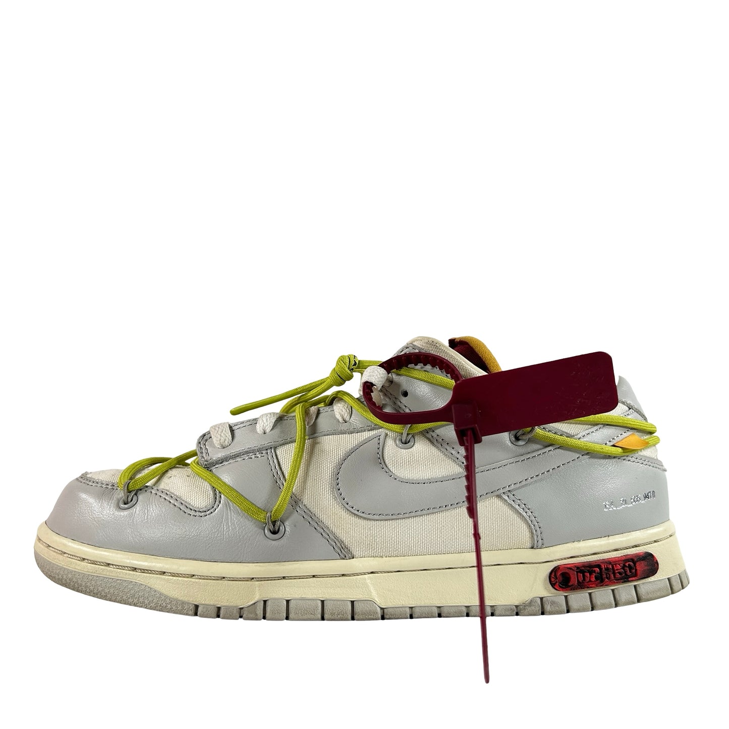 DM1602 106 Nike Dunk Low Off-White Lot 8 [USED] - 10 M (Used) (Replace Box)