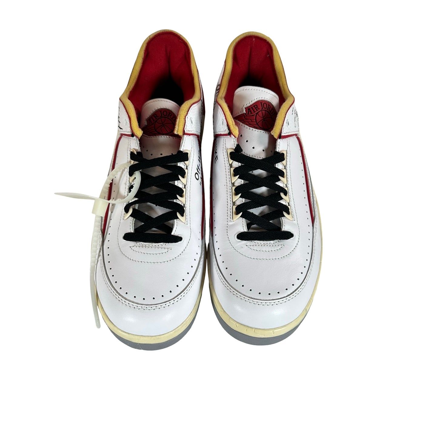 DJ4375 106 Jordan 2 Retro Low SP Off-White White Red [USED] - 12.5 M (Used) (No Box)