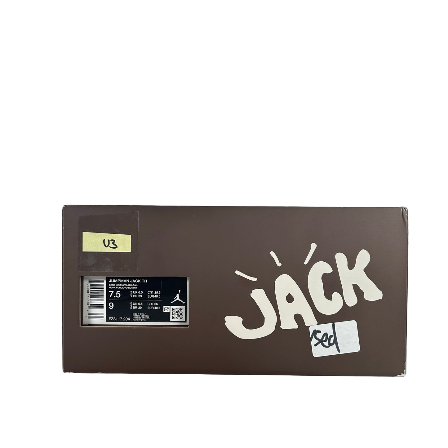 FZ8117 204 Jordan Jumpman Jack TR Travis Scott Dark Mocha [USED] - 7.5 M (Used3)