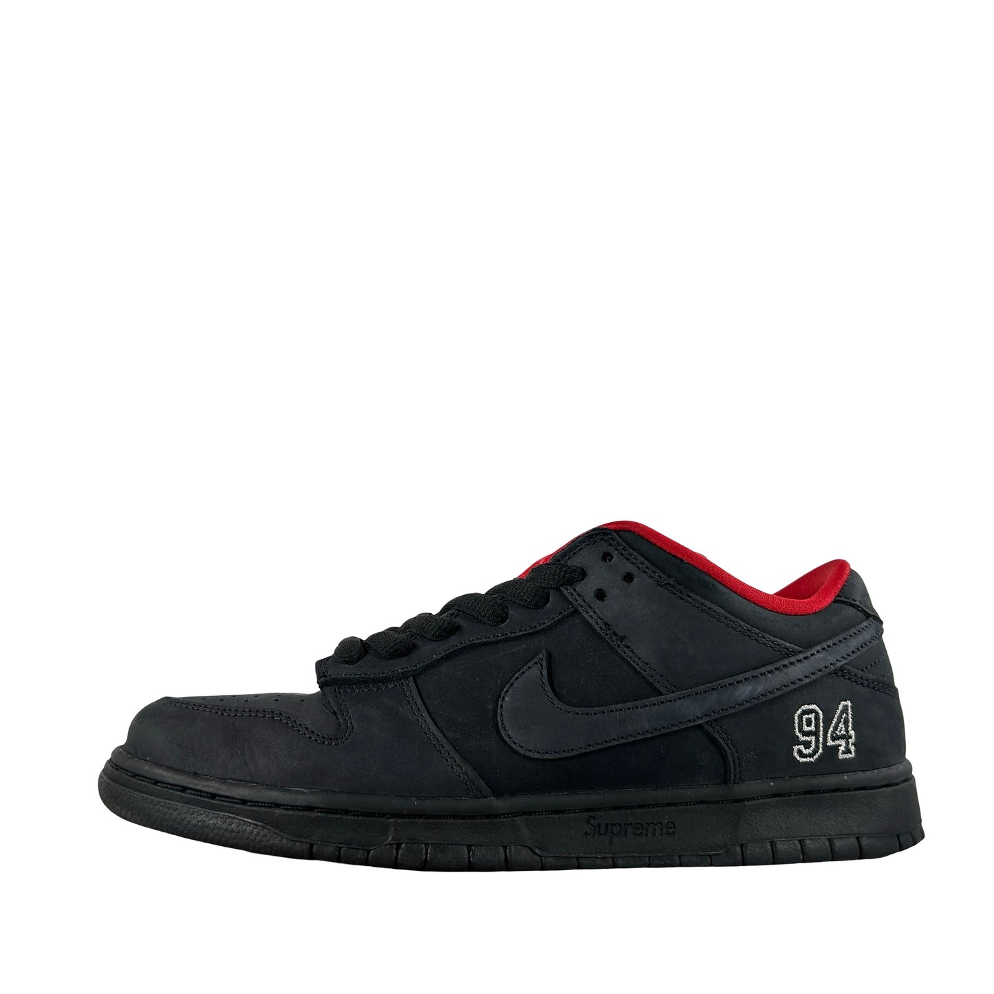 HQ8487 001 Nike SB Dunk Low Supreme 94 Black [USED] - 10 M (Used) (No Box)