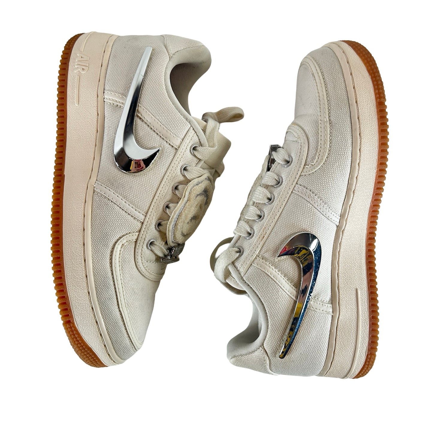 AQ4211 101 Nike Air Force 1 Low Travis Scott Sail [USED] - 6.5 M (Used)