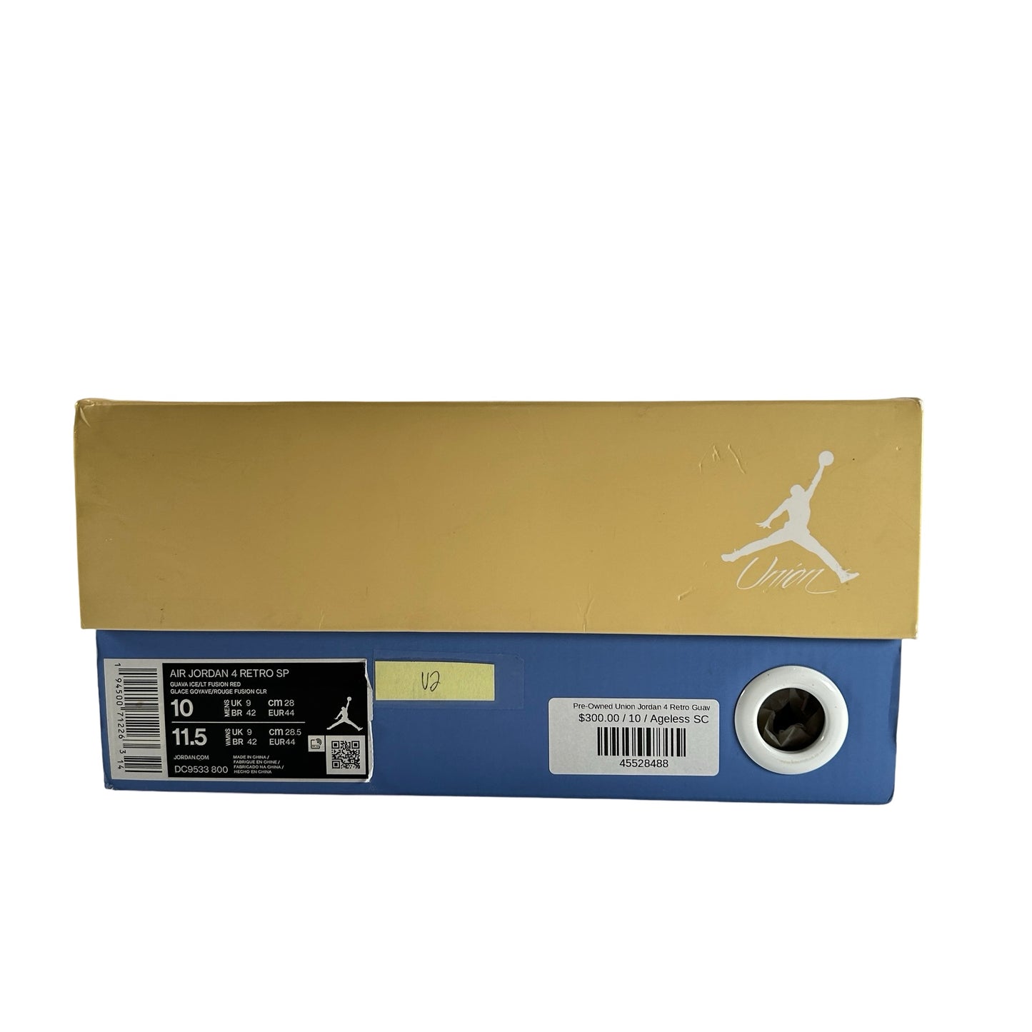 DC9533 800 Jordan 4 Union Guava Ice [USED] - 10 M (Used2)