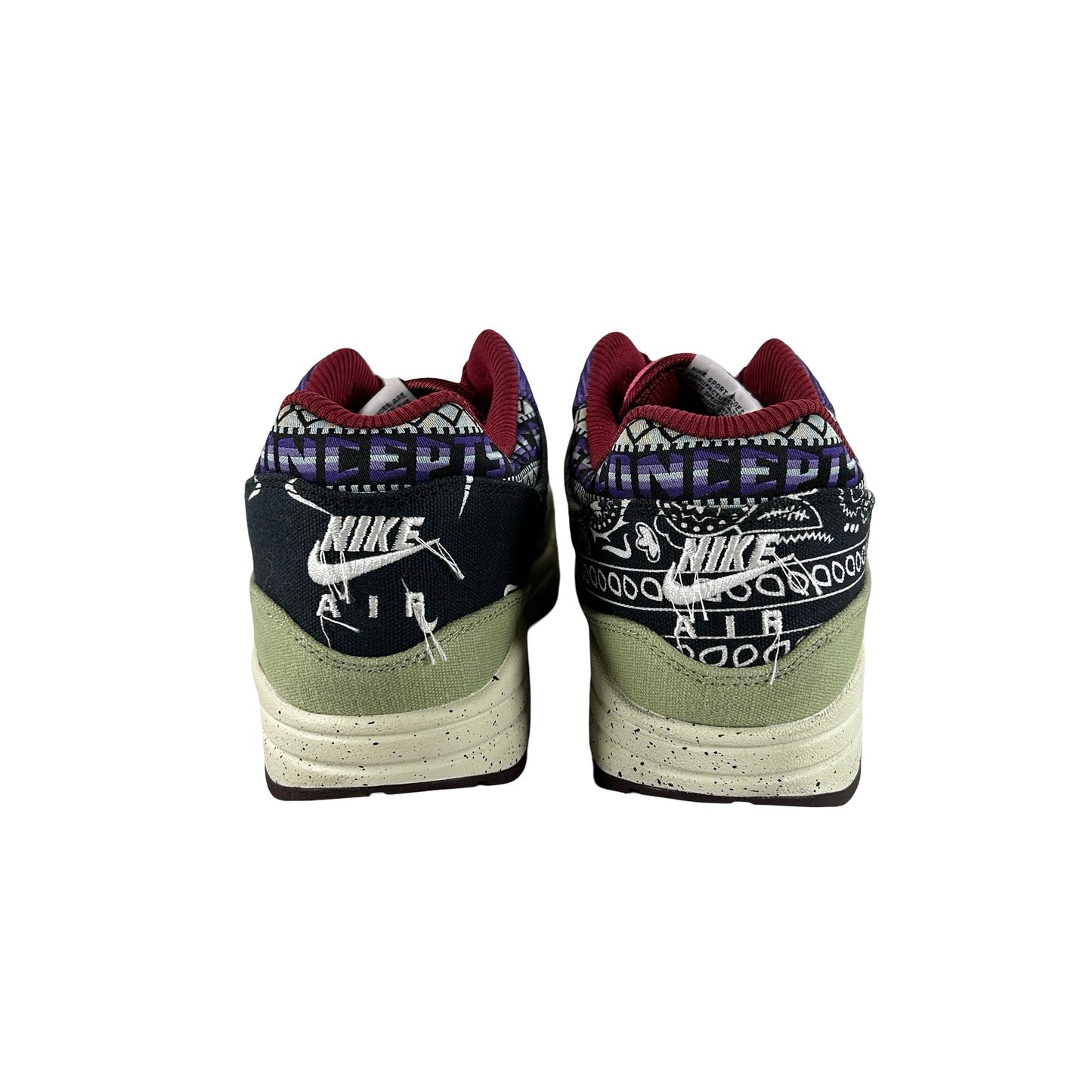 DN1803 300 Nike Air Max 1 Concepts Denim Olive Canvas [USED] - 11 M (Used2)