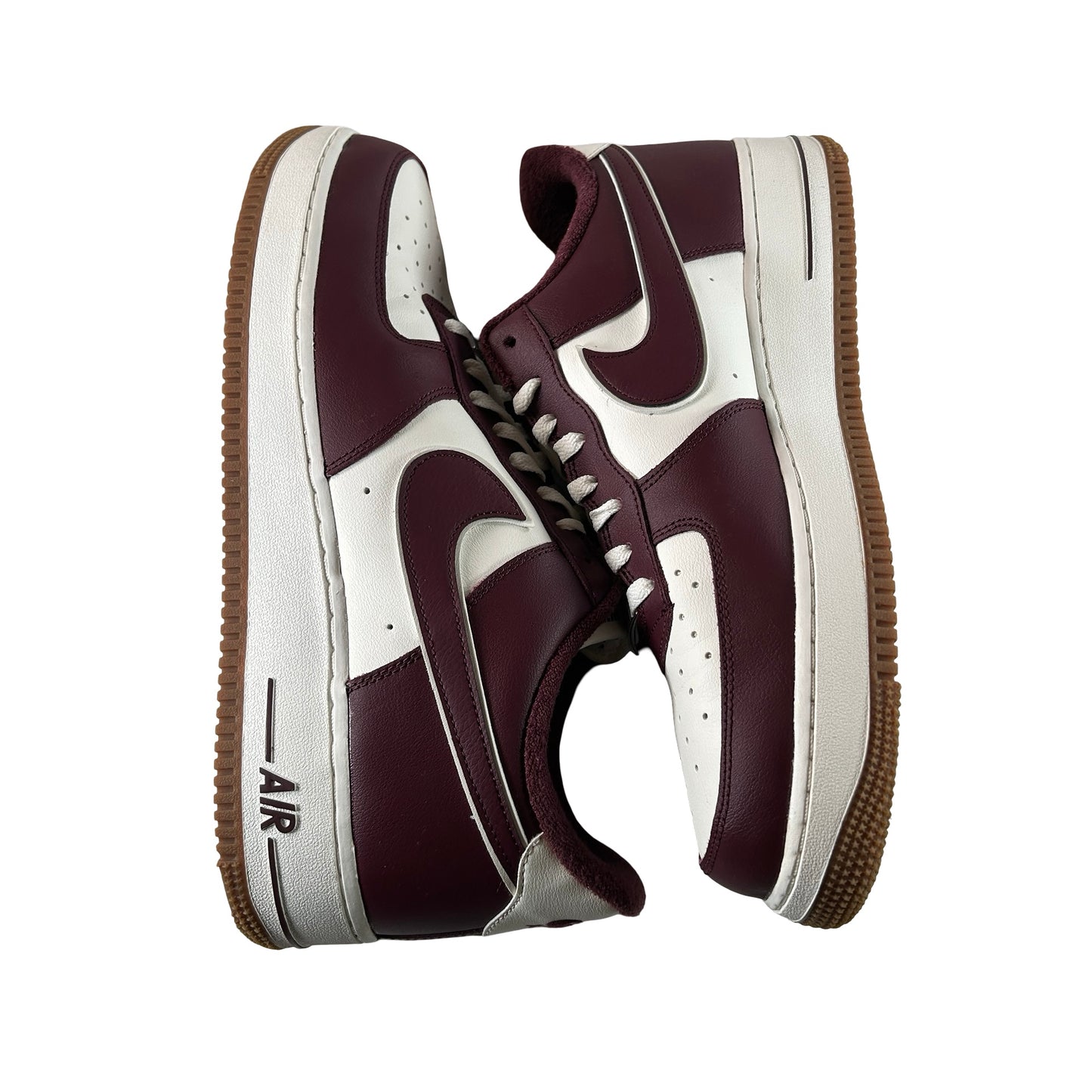DQ7659 102 Nike Air Force 1 Low College Pack Night Maroon [USED] - 12 M (Used)