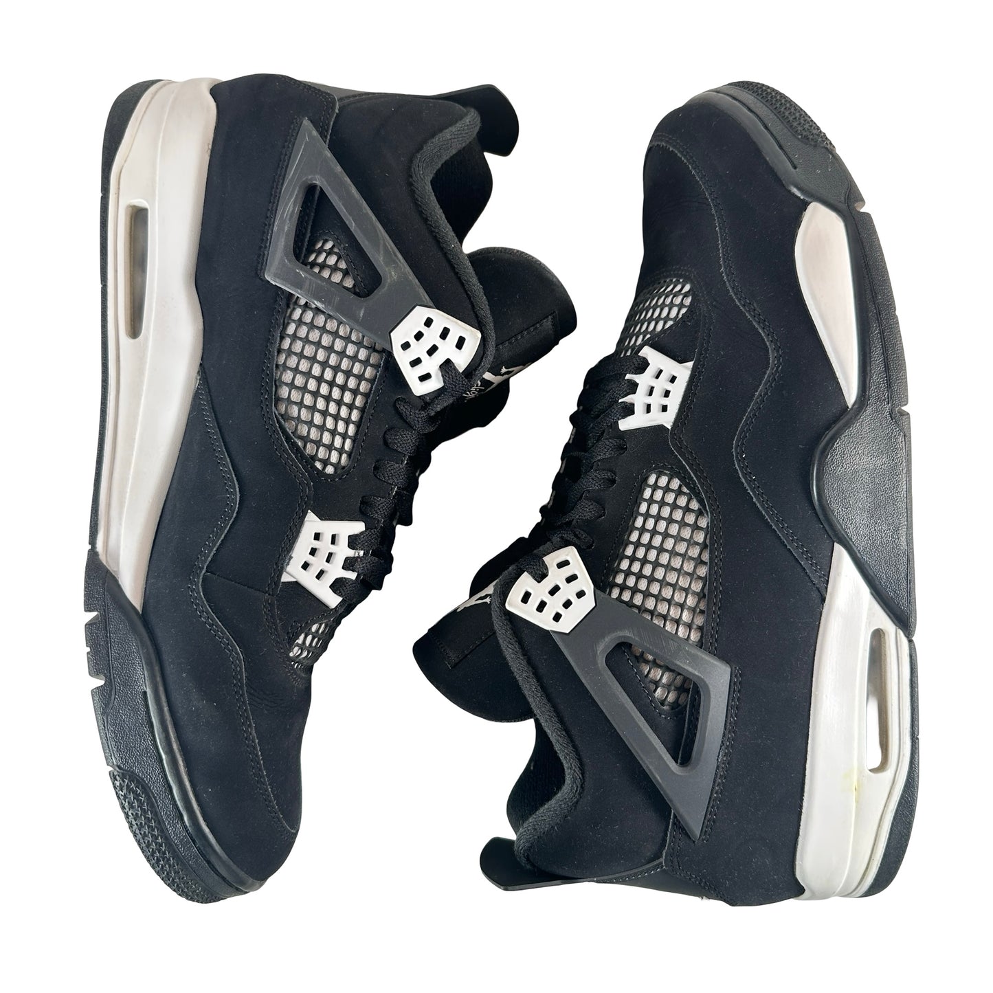 FQ8138 001  Jordan 4 Retro White Thunder [USED] - 14 M (Used3)