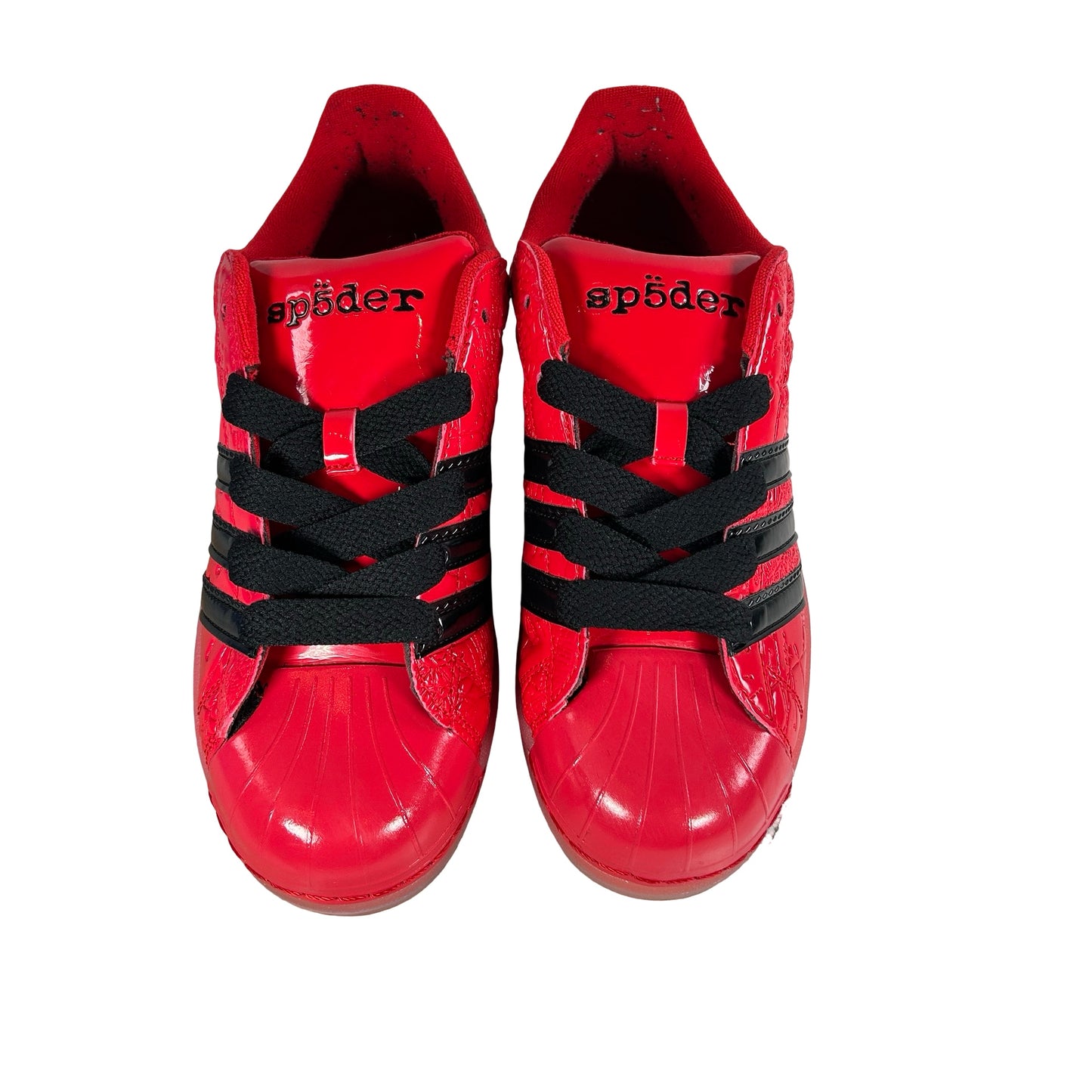 KJ7005 adidas Superstar Sp5der Red Black [USED] - 9.5 M (Used)