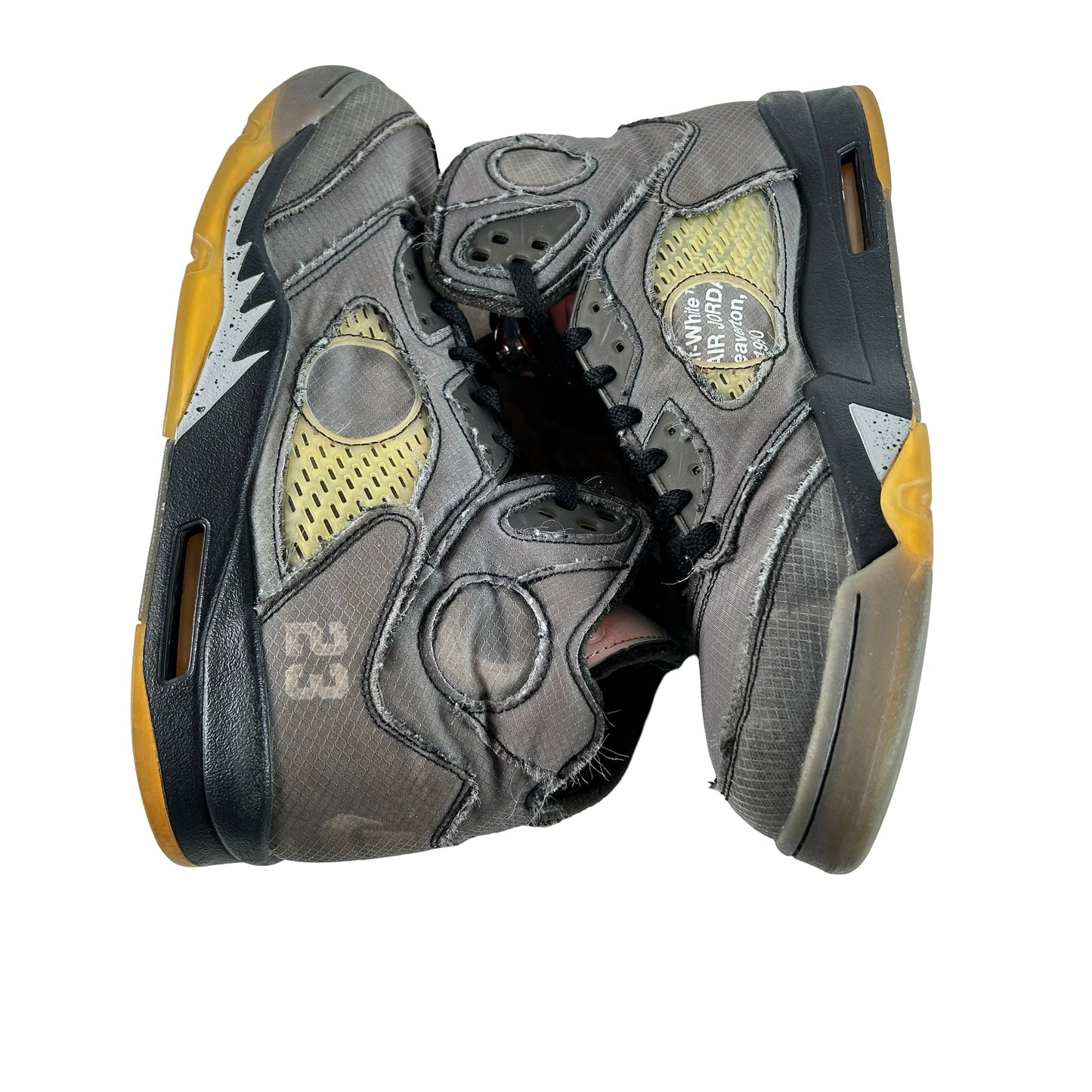 CT8480 001 Jordan 5 Blanco roto Negro