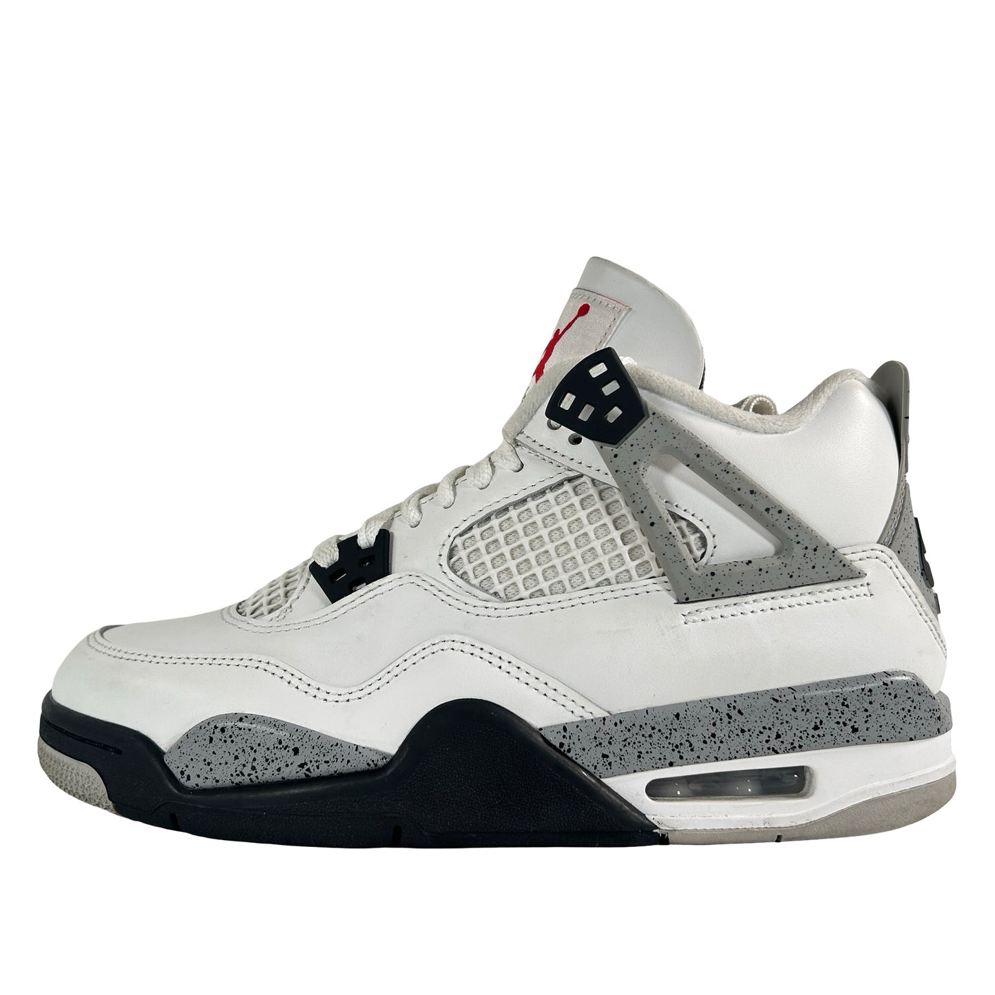 IB4171 100 Jordan 4 Retro White Cement (2025) (GS) [USED] - 7 Y (Used)