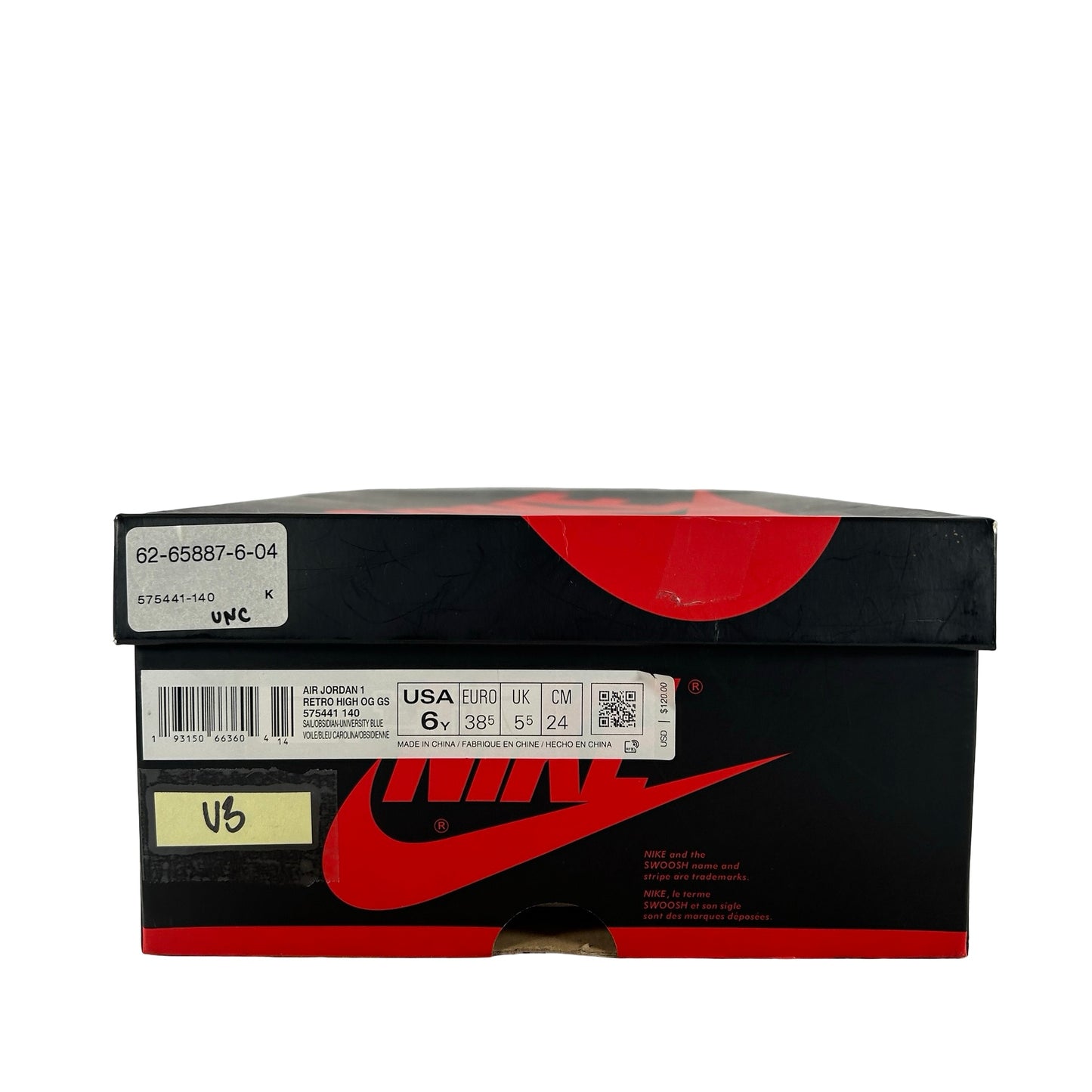 575441 140 Jordan 1 Retro High Obsidian (GS) [USED] - 6 Y (Used3)