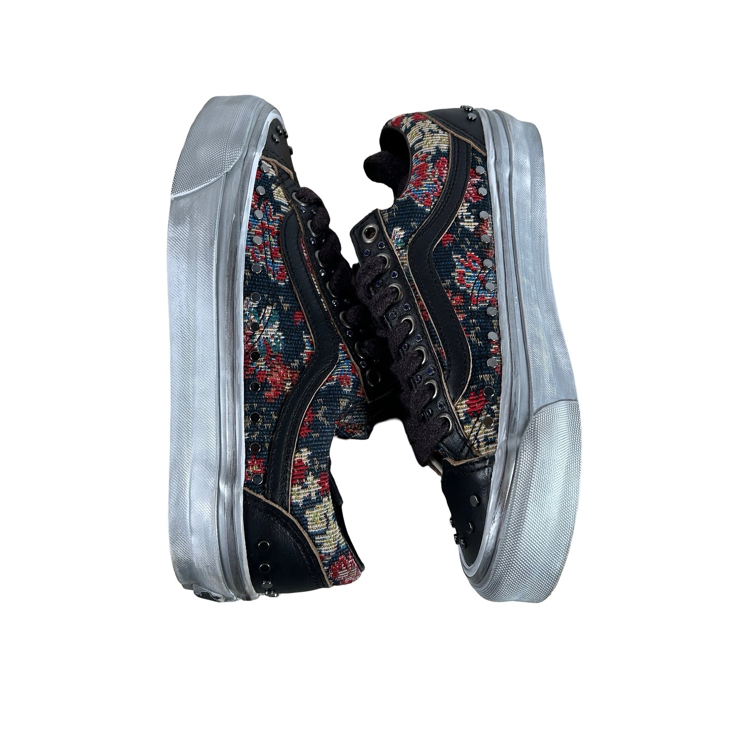 VN000D2GBLA Vans OTW Old Skool 36 Vibram Floral Rivets Black [USED] - 6 M (Used)