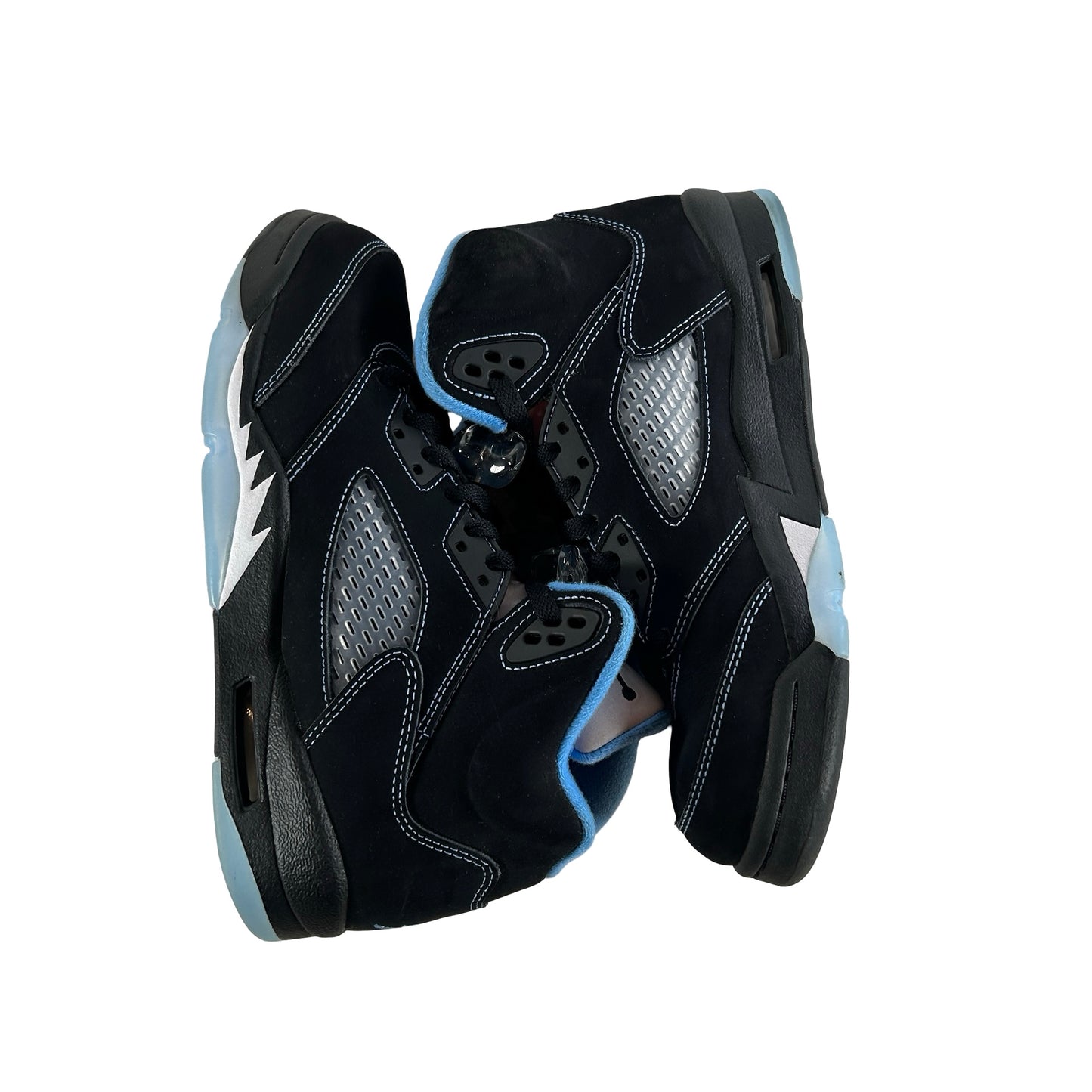 440888 008 Jordan 5 Retro Black University Blue (2026) (GS) [USED] - 7 Y (Used) (No Box)