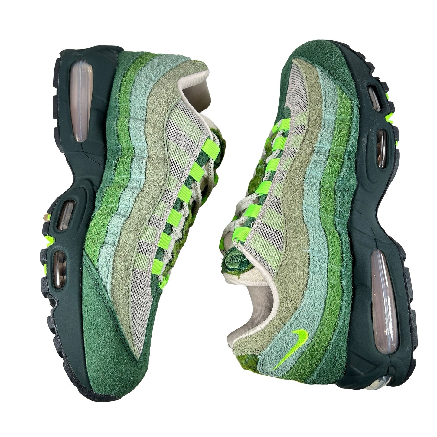 IQ3986 300 Nike Air Max 95 Big Bubble Ducks of a Feather Oregon Ducks The Woods [USED] - 8.5 M (Used)