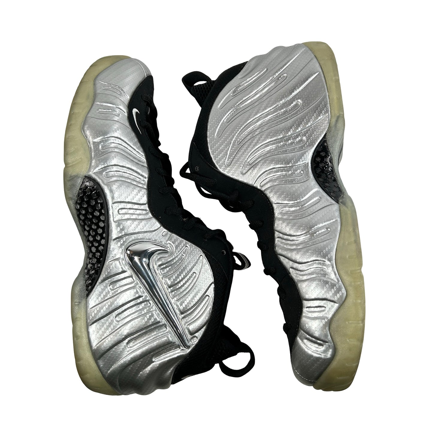 616750 004 Nike Air Foamposite Pro Silver Surfer [USED] - 13 M (Used) (No Box)