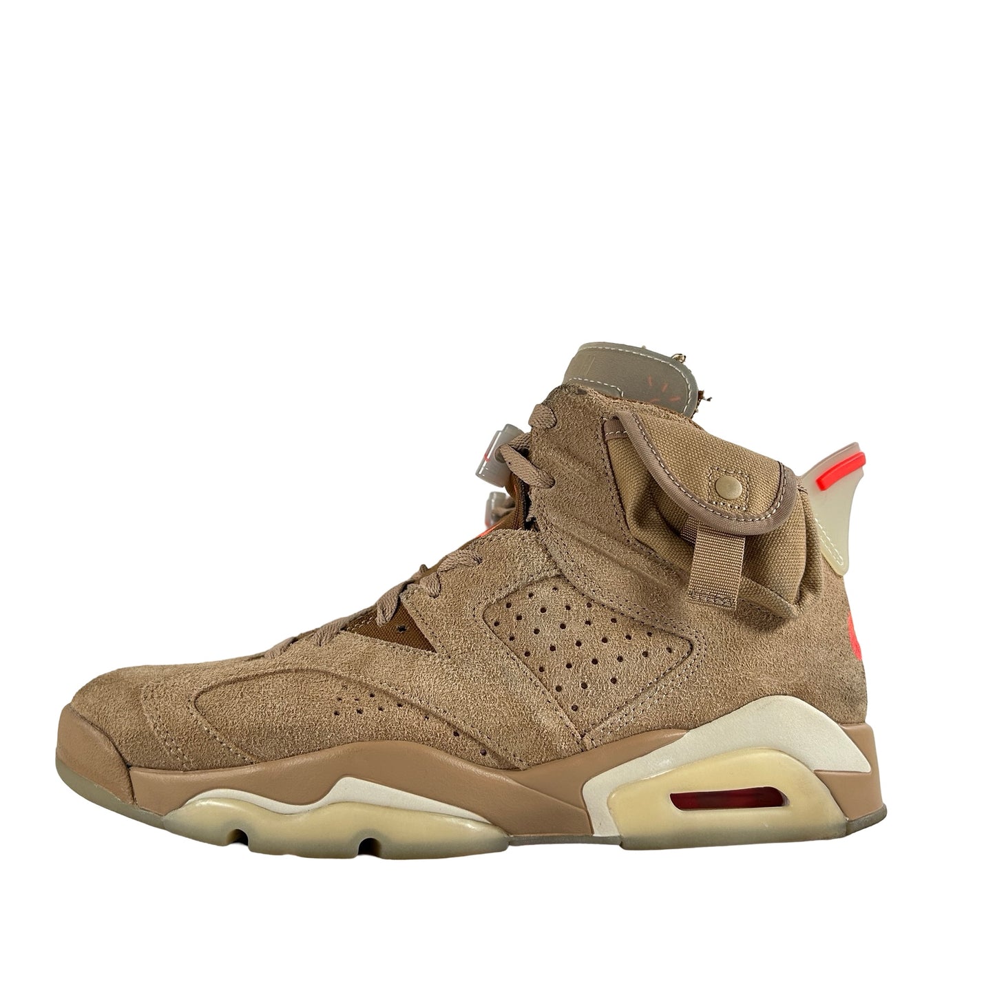 DH0690 200 Jordan 6 Retro Travis Scott British Khaki [USED] - 9 M (Used6)