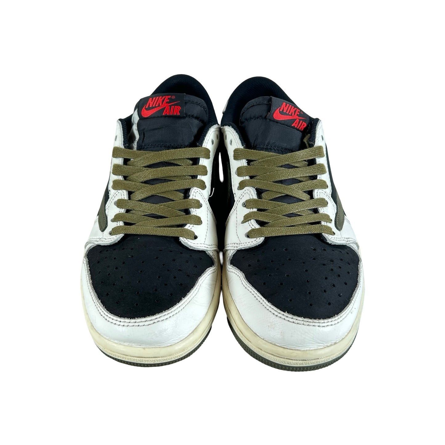 DZ4137 106 Jordan 1 Retro Low OG SP Travis Scott Olive (W) [USED] - 9 W (Used4)