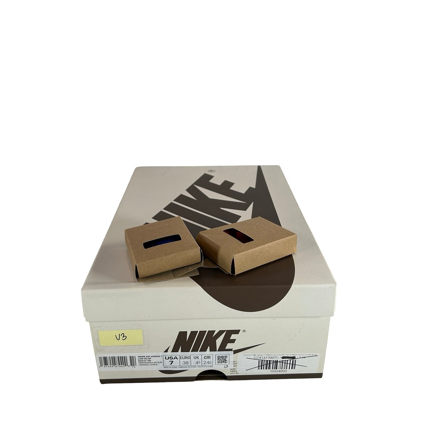 DZ4137 700 Jordan 1 Retro Low OG SP Travis Scott Canary (Women's) [USED] - 7 W (Used3)