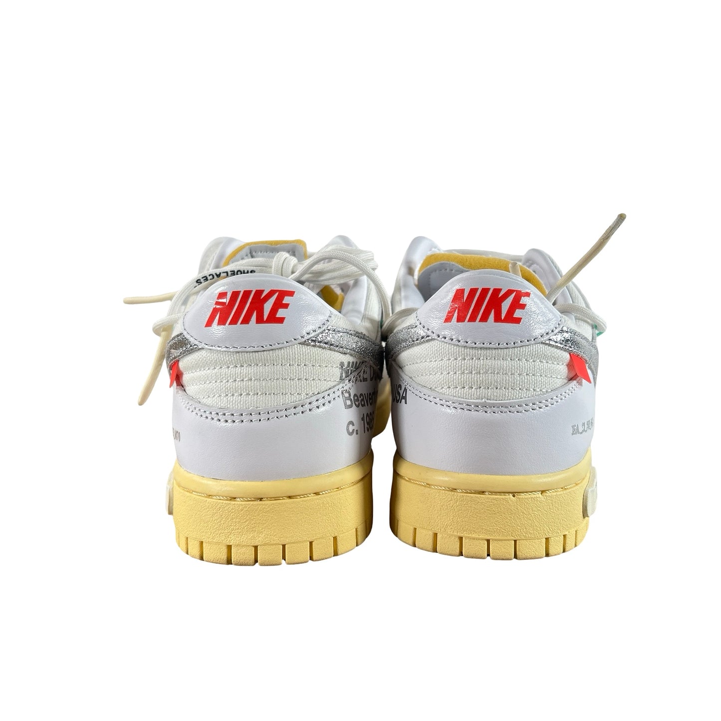 DM1602 127 Nike Dunk Low Off-White Lot 1 [USED] - 9 M (Used)