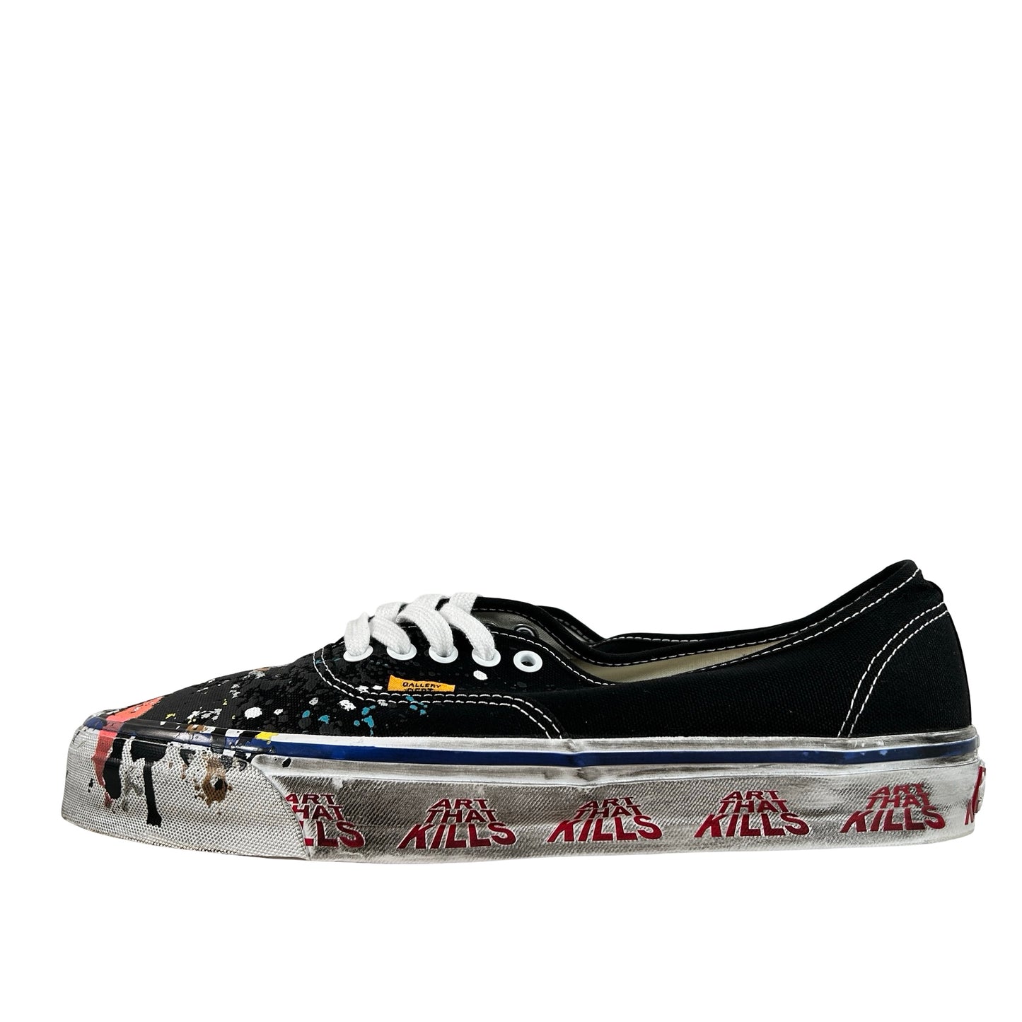 VN000EEUBLA Vans Authentic Reissue 44 Gallery Dept. Art That Kills Black [USED] - 12 M (Used)