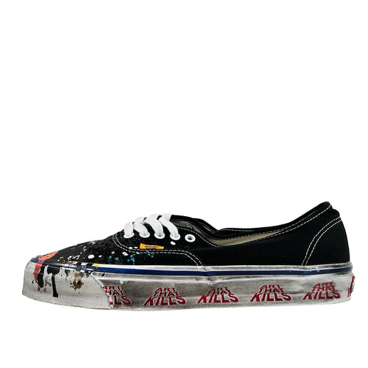 VN000EEUBLA Vans Authentic Reissue 44 Gallery Dept. Art That Kills Black [USED] - 12 M (Used)