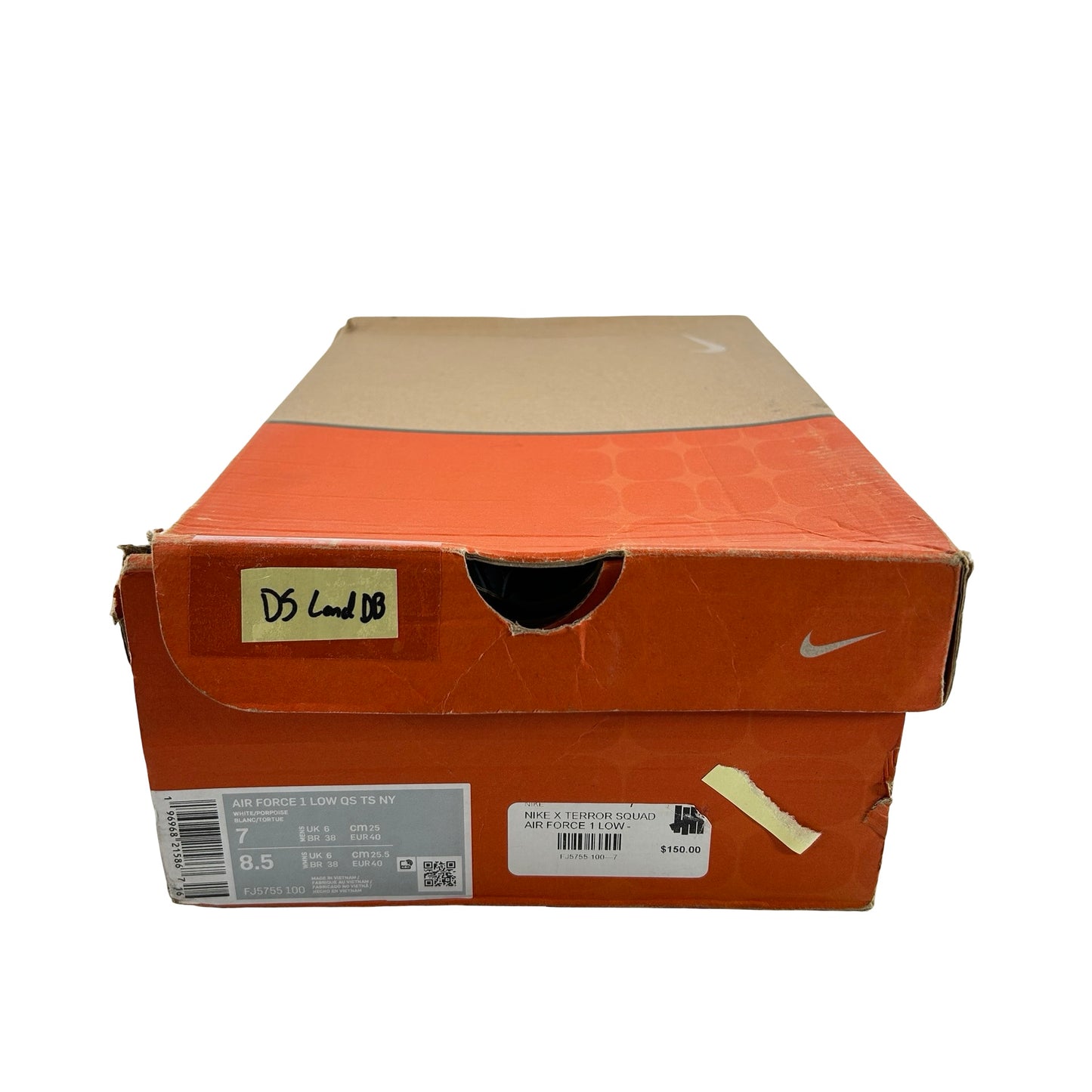 FJ5755 100 Nike Air Force 1 Low QS Terror Squad Porpoise [CONDITIONAL] - 7 M (Mark on soles) (Damaged Box)