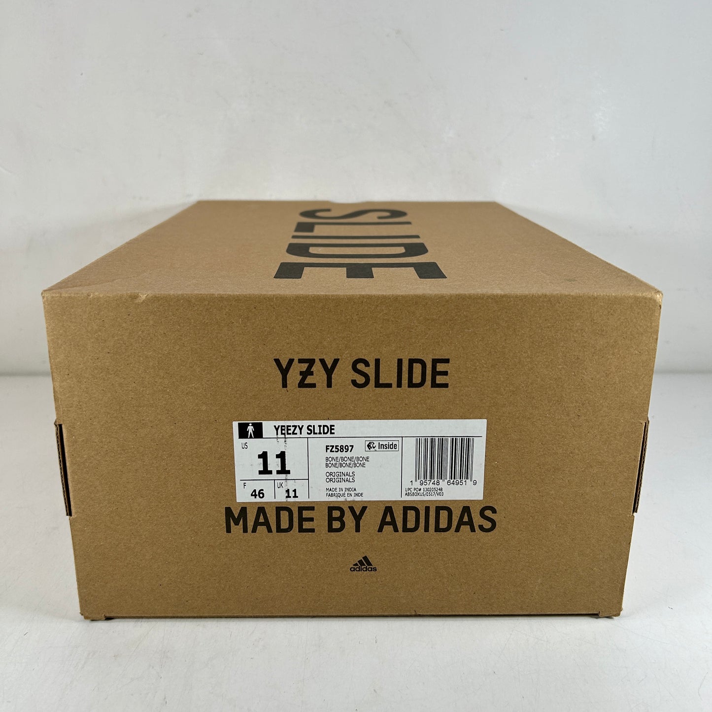 FZ5897 Adidas Yeezy Slide Bone (2022/2023 Restock) [USED] - 11 M (Used)