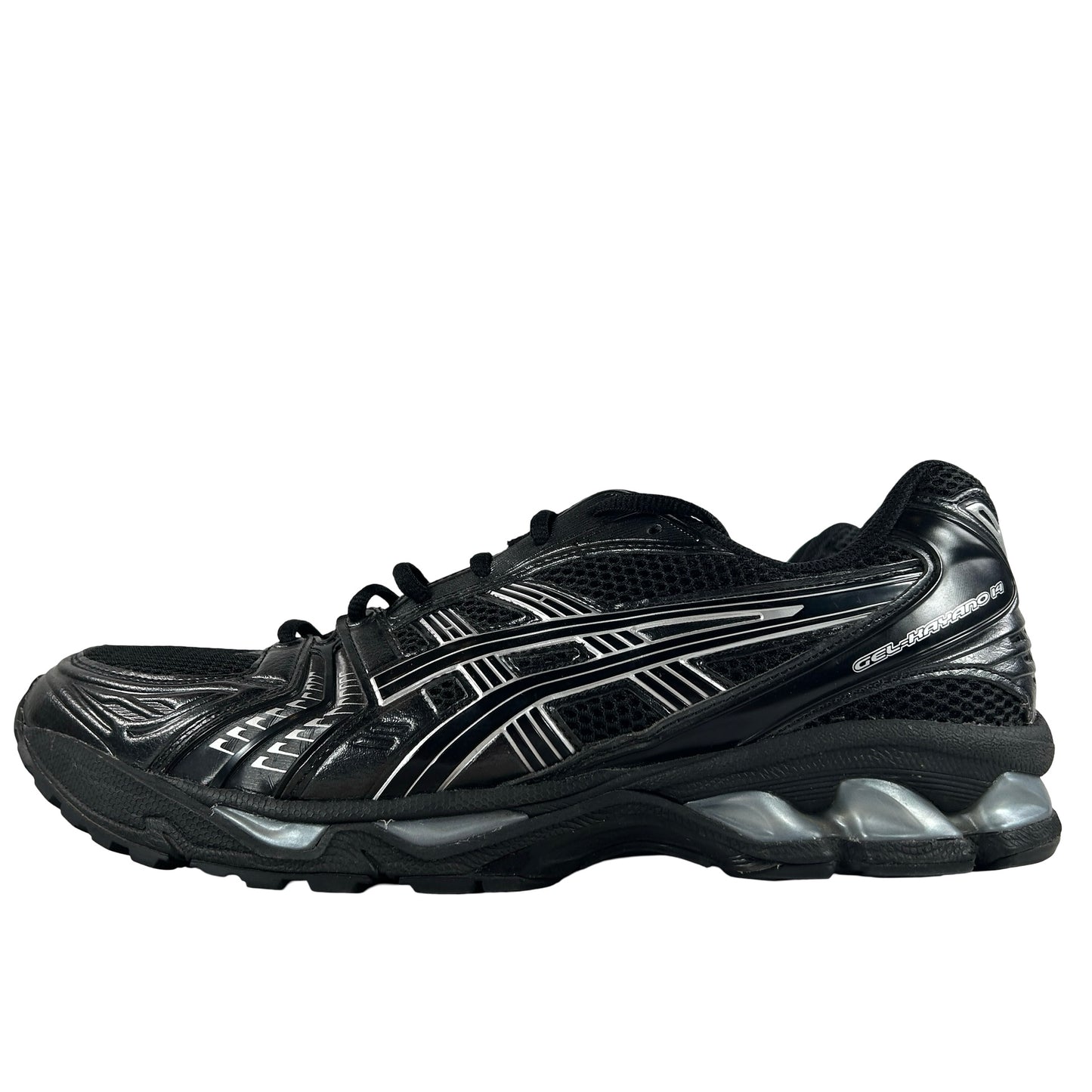 1201A019 006 ASICS Gel-Kayano 14 Black Pure Silver [USED] - 11.5 M (Used) (No Box)