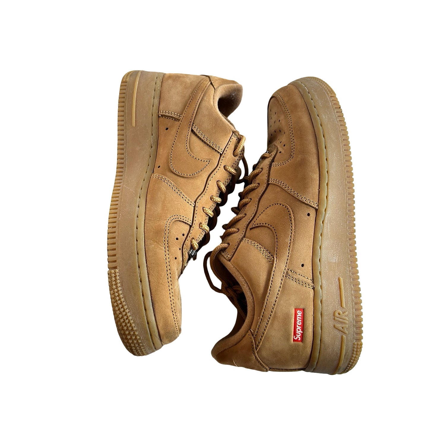 DN1555 200 Nike Air Force 1 Low SP Supreme Wheat [USED] - 6 M (Used) (Replace Box)