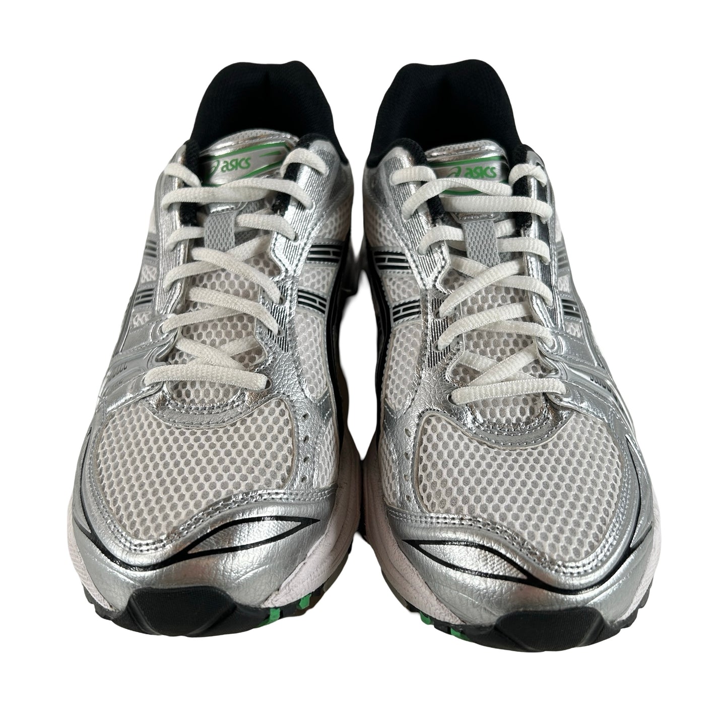 1201A019 110 ASICS Gel-Kayano 14 White Malachite Green [USED] - 9.5 M (Used) (No Box)