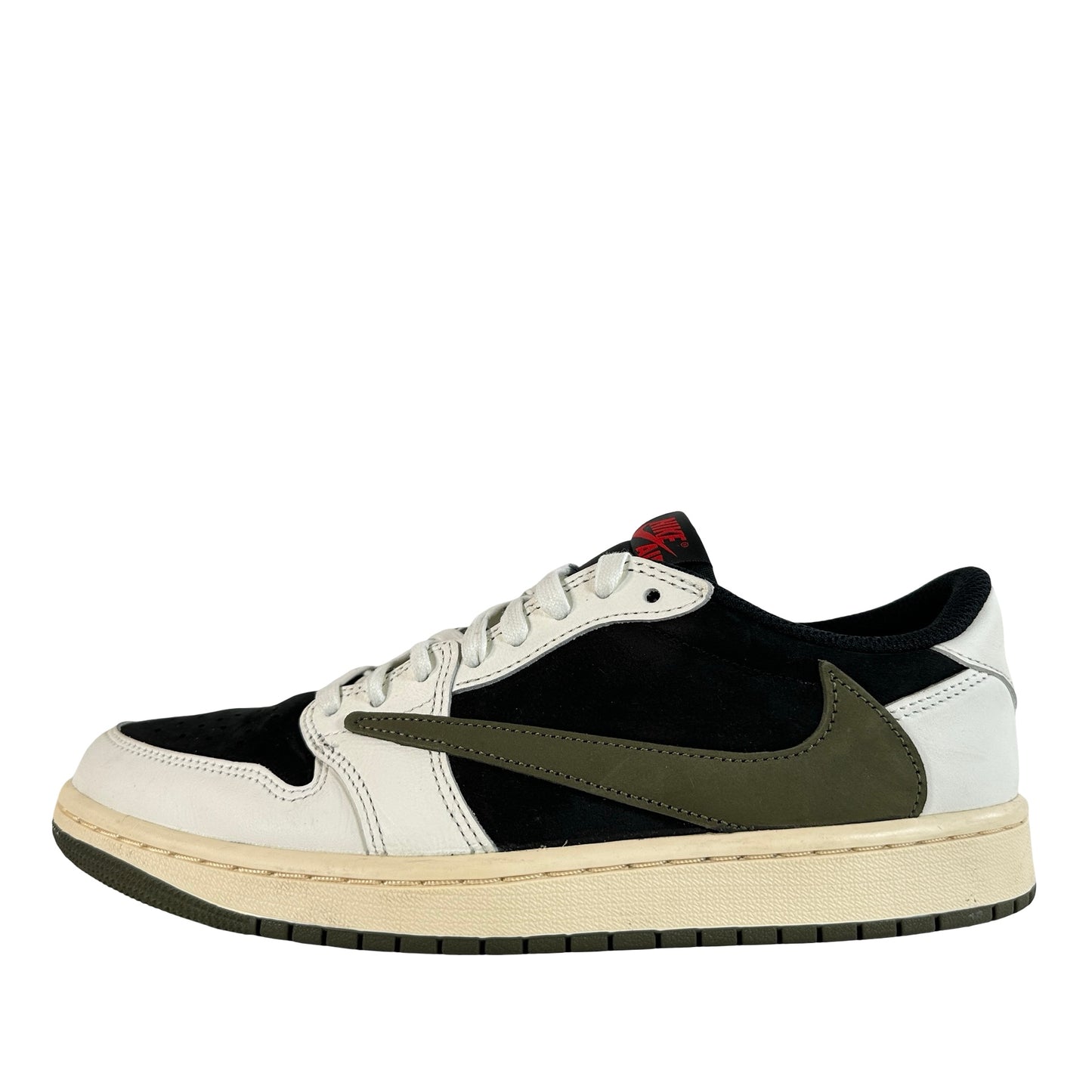 DZ4137 106 Jordan 1 Retro Low OG SP Travis Scott Olive (W) [USED] - 9.5 W (Used6)