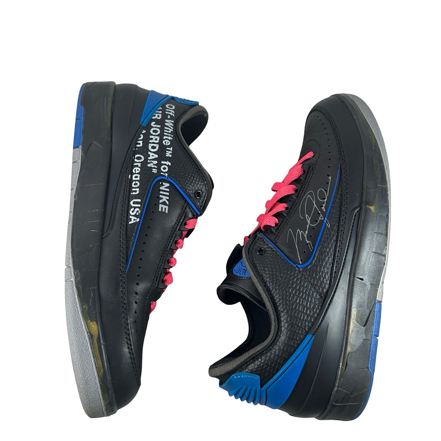 DJ4375 004 Jordan 2 Retro Low SP Off-White Black Blue [USED] - 9 M (Used3)
