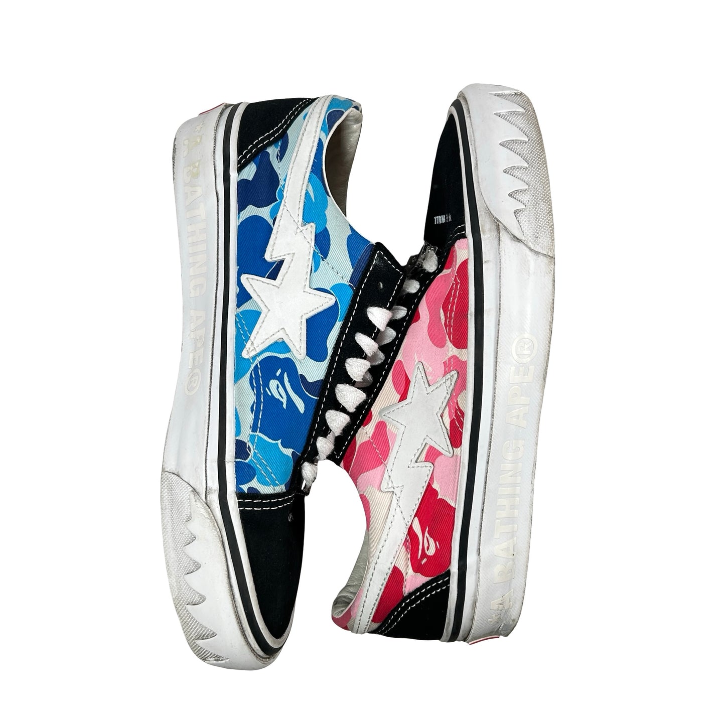 VN000E6VE36 Vans LX Old Skool Bape ABC Multi-Camo [USED] - 7 M (Used) (No Box)