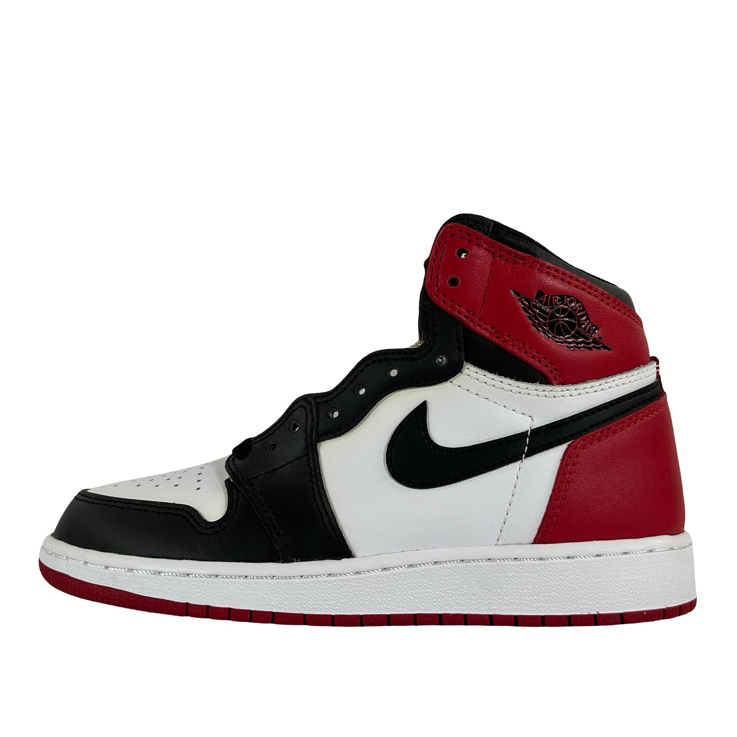 575441 125 Jordan 1 Retro Black Toe (2016) (GS) [CONDITIONAL] - 4 Y (Yellowing Toe Box)