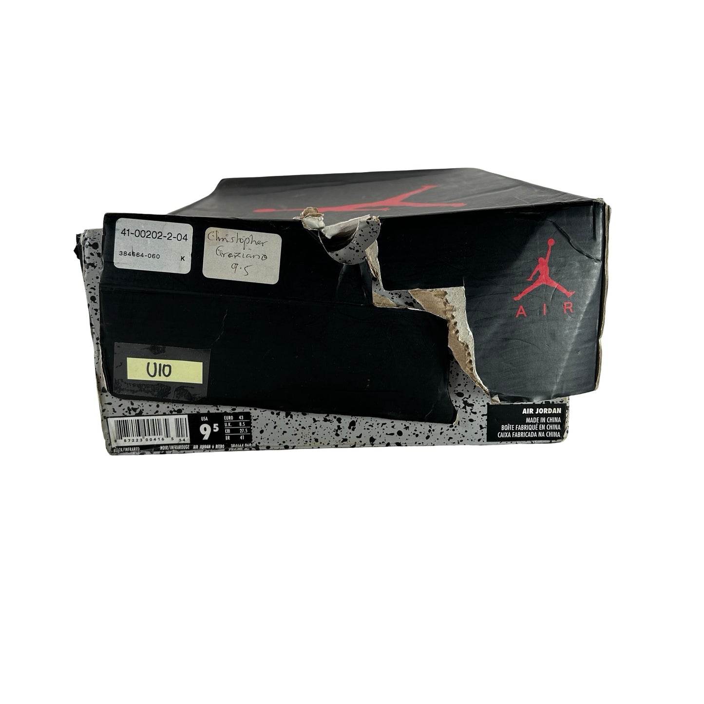384664 060 Jordan 6 Infrared [USED] - 9.5 M (Used10)