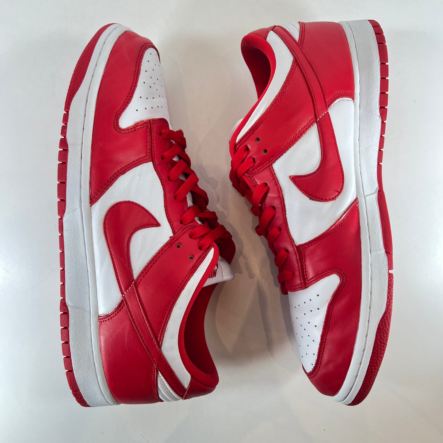 CU1727 100 Dunk Low Rojo Universitario