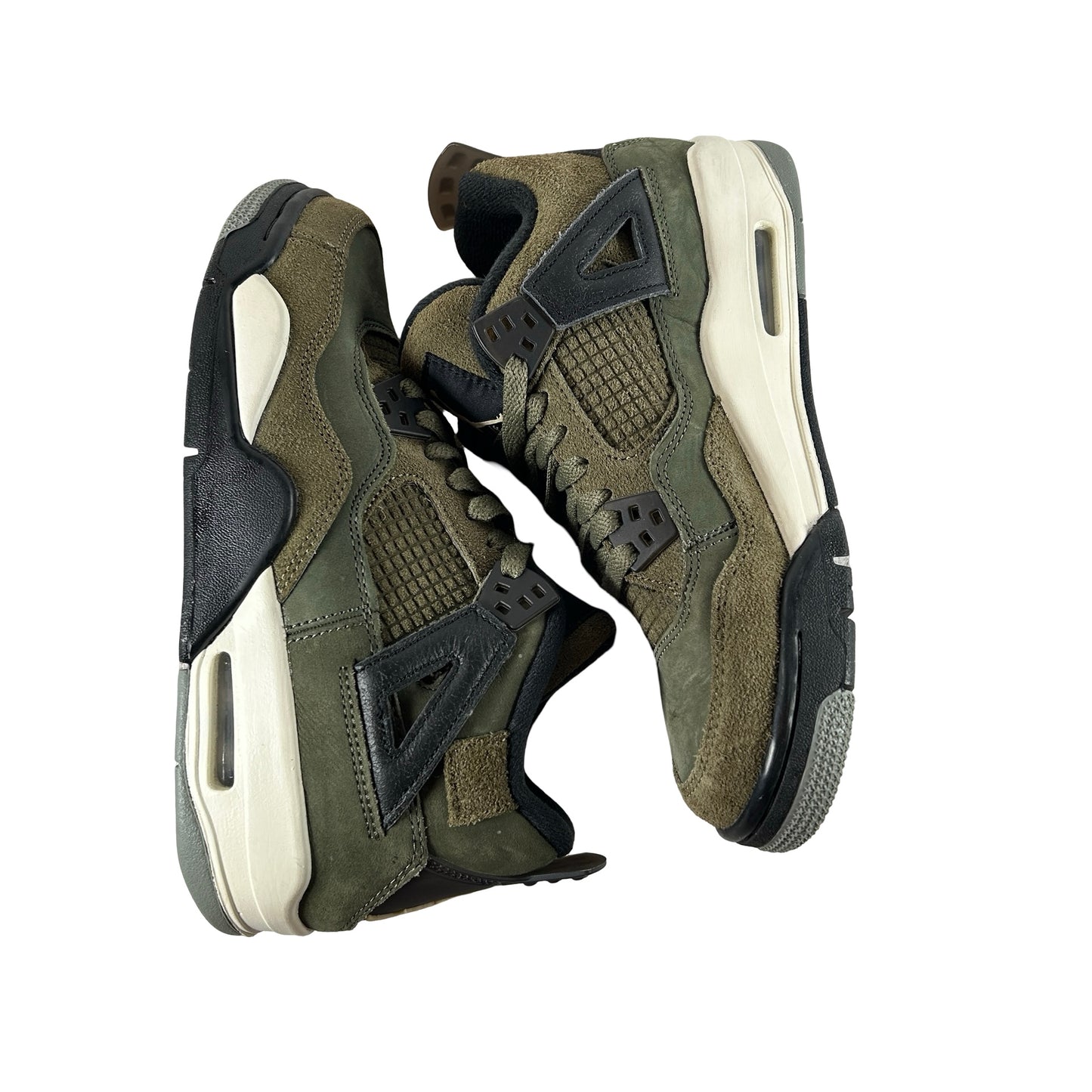 FB9928 200 Jordan 4 Retro SE Craft Medium Olive (GS) [USED] - 6 Y (Used) (No Box)