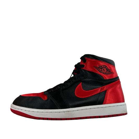 FD4810 061 Jordan 1 Retro High OG Satin Bred [USED] - 9 W (Used)