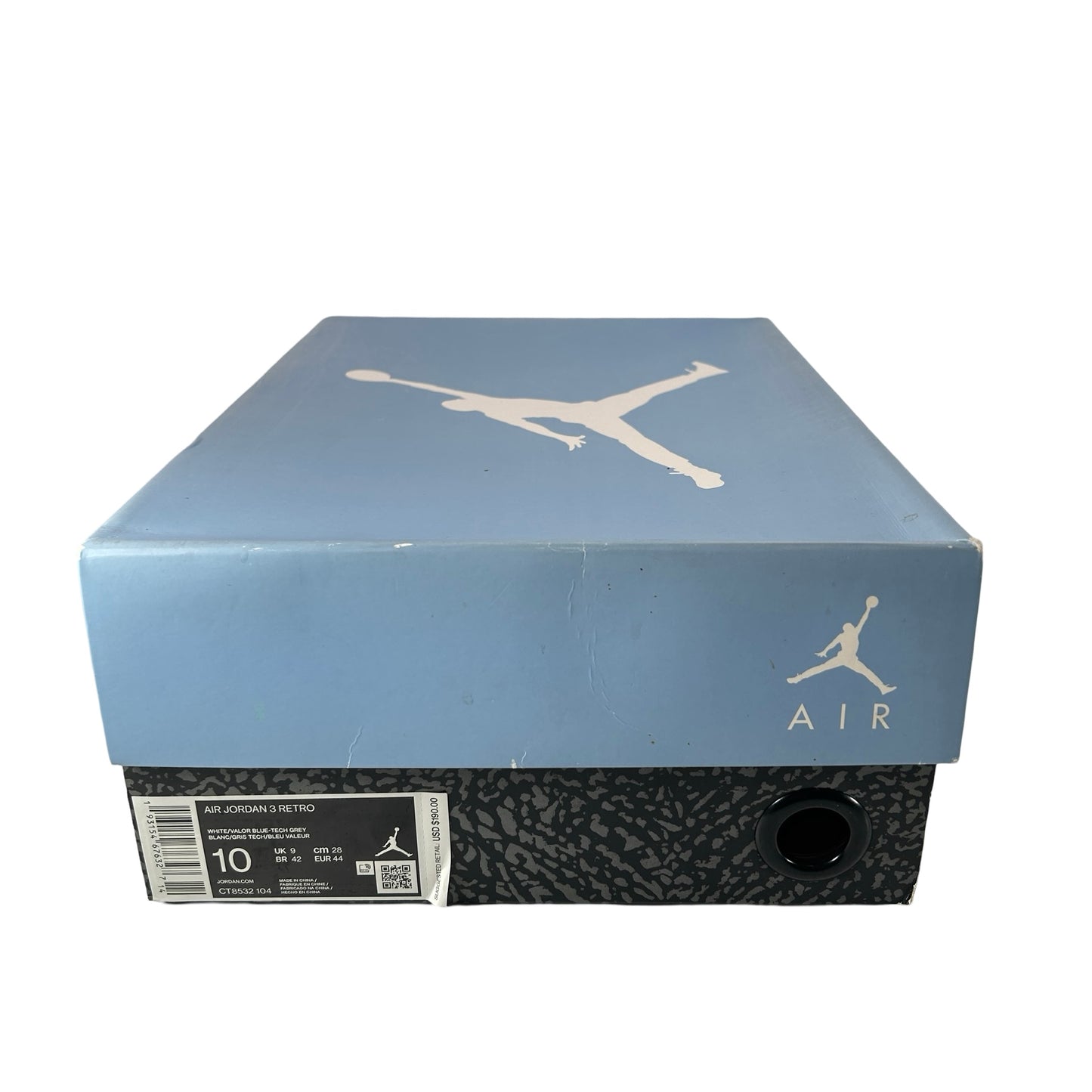 CT8532 104 Jordan 3 Retro UNC (2020) [USED] - 10 M (Used)