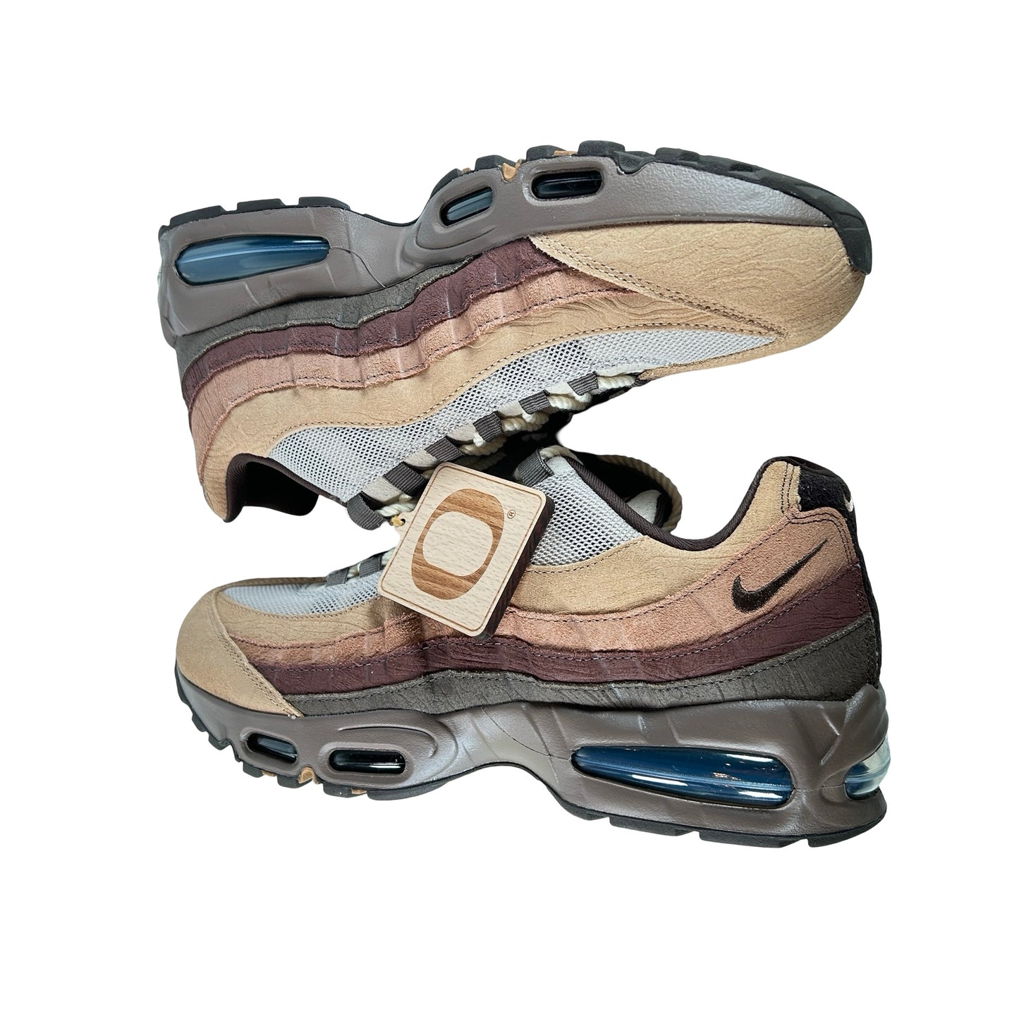 IQ3988 001 Nike Air Max 95 Big Bubble Ducks of a Feather Oregon Ducks Lumber Yard [USED] - 11 M (Used)