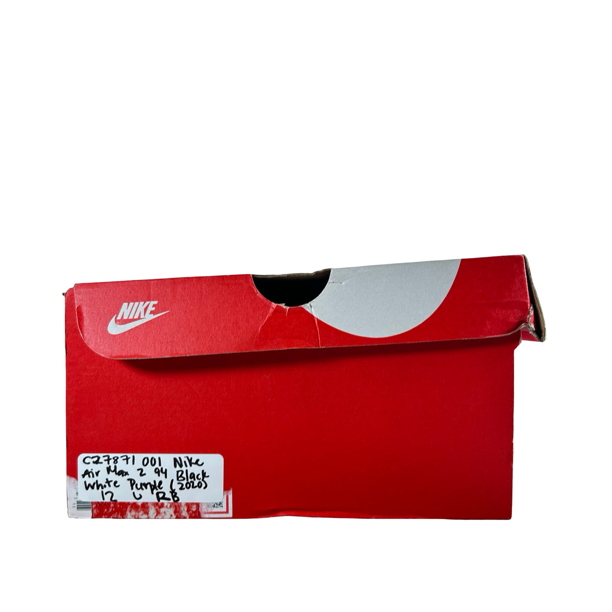CZ7871 001 Nike Air Max 2 CB '94 Black White Purple (2020) [USED] - 12 M (Used) (Replace Box)