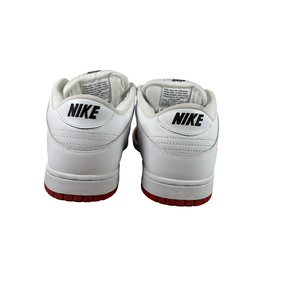 CK3480 600 Nike SB Dunk Low Supreme Jewel Swoosh Red [USED] - 8.5 M (Used)