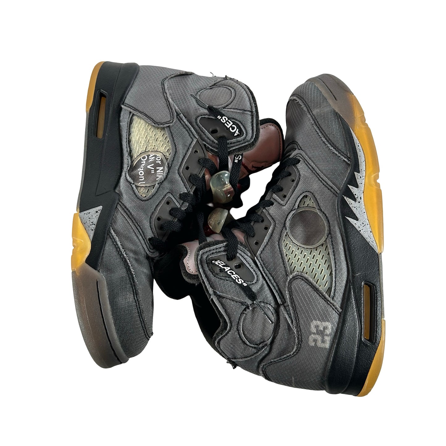 CT8480 001 Jordan 5 Off-White Black [USED] - 10.5 M (Used8)