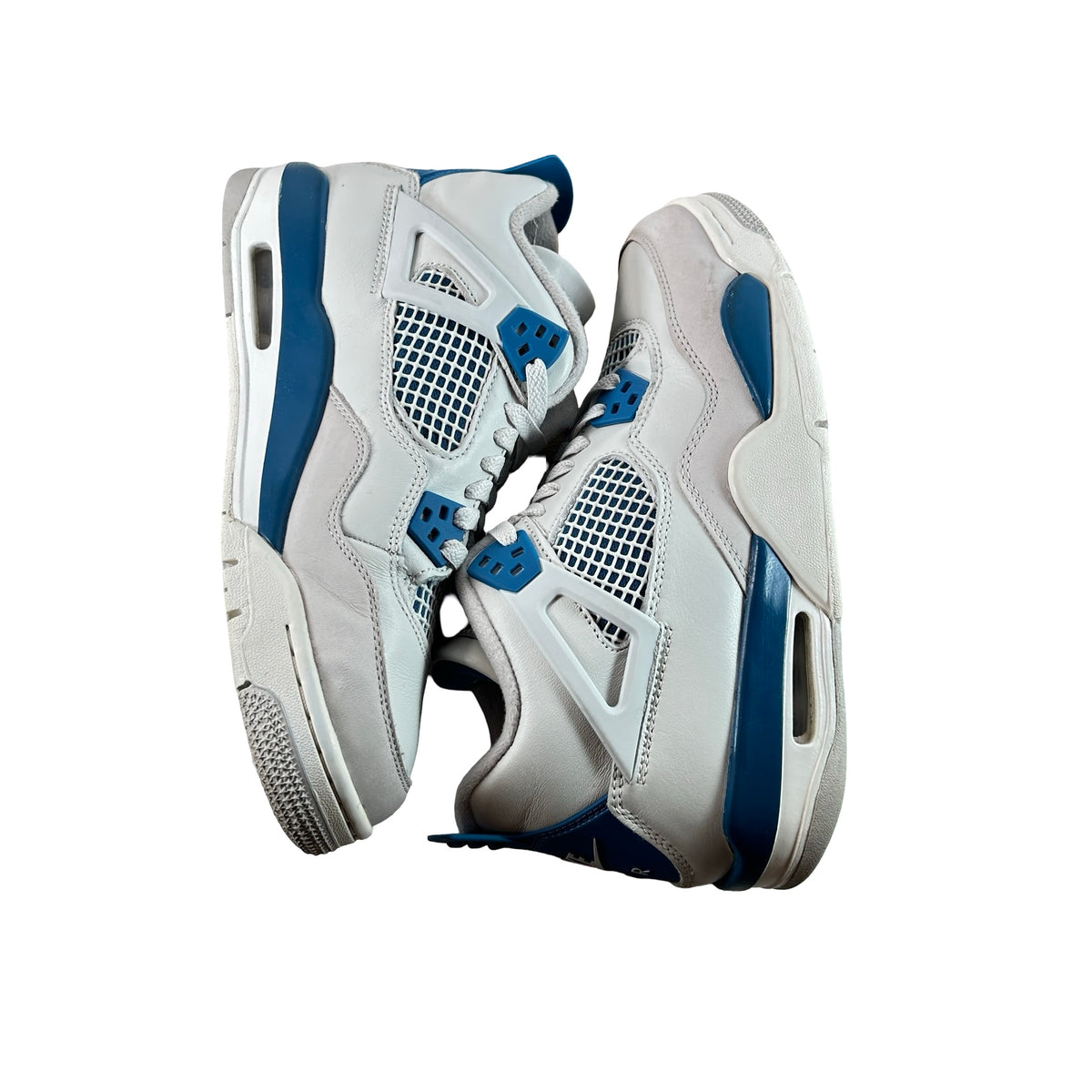 HF4281 141 Jordan 4 Retro Military Blue (2024) (GS) [USED] - 7 Y (Used10)